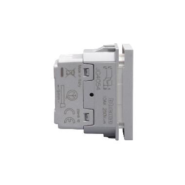 INVERTITORE ASSIALE 1P 10 AX 250 VA.C. NON ILLUMINABILE 1 MODULO GRIGIO SERIE MATIXGO - BTICINO JG4054 product photo Photo 04 3XL