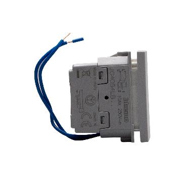 INVERTITORE ASSIALE 1P 10AX 1 MODULO BLU GRIGIO CON LED SERIE MATIXGO - BTICINO JG4054LB product photo Photo 04 3XL