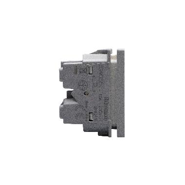 PULSANTE ASSIALE 1P (NO) 10A 250 VAC 1 MODULO GRIGIO SERIE MATIXGO - BTICINO JG4055 product photo Photo 04 3XL