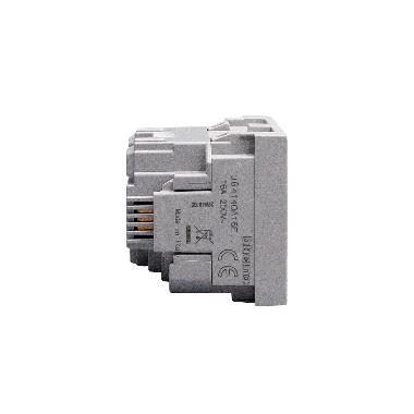 PRESA FLAT STANDARD TEDESCO E ITALIANO P40 - INTERASSE 19 MM E 26 MM - GRIGIO SERIE MATIXGO - BTICINO JG4140A16F product photo Photo 04 3XL