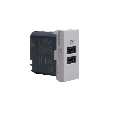 MatixGO - caricatore usb CC 1m grigio - BTICINO JG4191CC product photo Photo 01 3XL