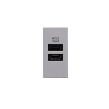 MatixGO - caricatore usb CC 1m grigio - BTICINO JG4191CC product photo Photo 03 3XL