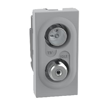 MATIXGO - PRESA TV-SAT DIRETTA 1M GRIGIO - BTICINO JG4214D - BTICINO JG4214D product photo Photo 02 3XL