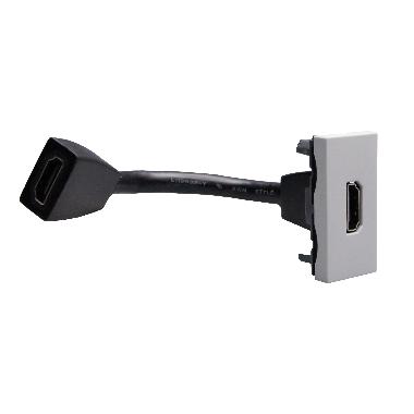 MATIXGO - CONNETTORE HDMI PRECONN GRIGIO - BTICINO JG4284P product photo Photo 01 3XL