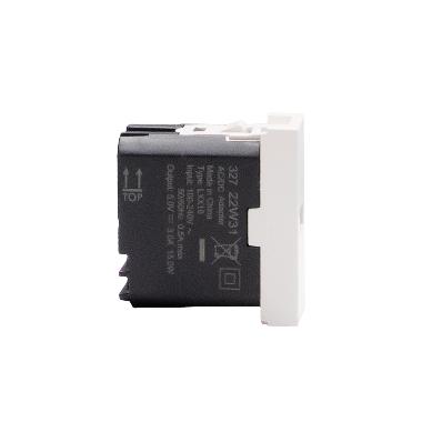 MatixGO - caricatore usb A 1m bianco - BTICINO JW4191A product photo Photo 04 3XL