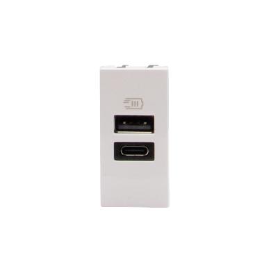 MatixGO - caricatore usb AC 1m bianco - BTICINO JW4191AC product photo Photo 03 3XL