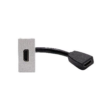 MatixGO - connettore HDMI preconn bianco - BTICINO JW4284P product photo Photo 03 3XL