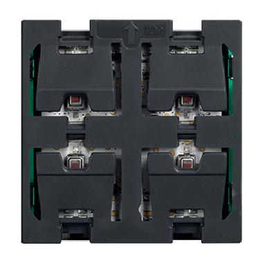 LIVING NOW COMANDO ATTUATORE TAPPARELLE 2 MODULI K4672M2S - BTICINO K4672M2S product photo Photo 02 3XL