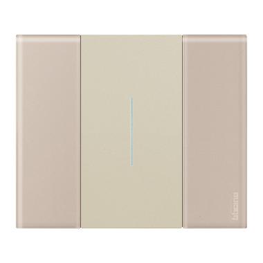 LIVING NOW - PLACCA 2 POSTI AURA - BTICINO KA4802DM product photo Photo 02 3XL