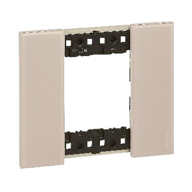 LIVING NOW - PLACCA 2 POSTI AURA - BTICINO KA4802DM product photo Photo 04 3XL