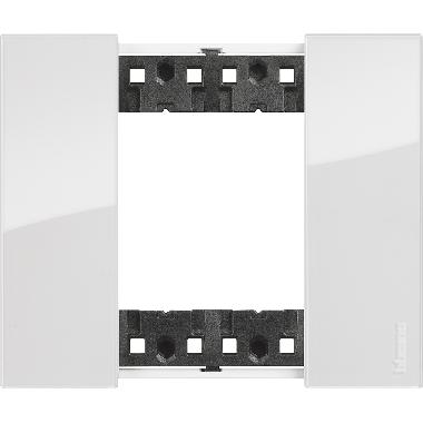 L.NOW - PLACCA 2P GHIACCIO - BTICINO KA4802DW - BTICINO KA4802DW product photo Photo 02 3XL