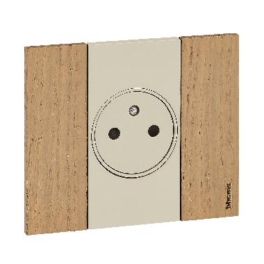 LIVING NOW PLACCA 2 POSTI ROVERE KA4802LM - BTICINO KA4802LM product photo Photo 03 3XL