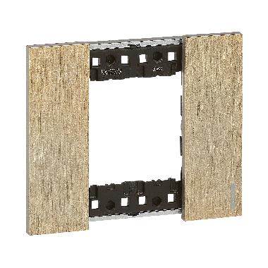 L.NOW - PLACCA 2P ORO - BTICINO KA4802ZW - BTICINO KA4802ZW product photo Photo 01 3XL