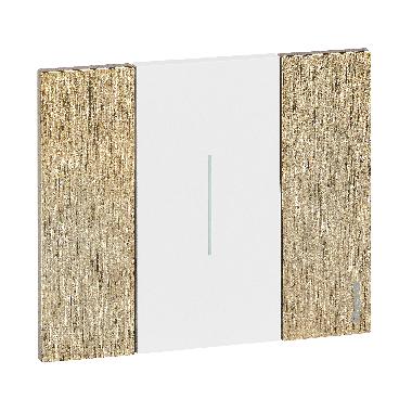 L.NOW - PLACCA 2P ORO - BTICINO KA4802ZW - BTICINO KA4802ZW product photo Photo 05 3XL