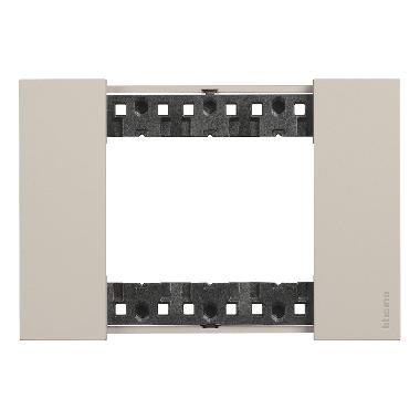 LIVING NOW PLACCA 3 POSTI SABBIA - BTICINO KA4803KM product photo Photo 01 3XL