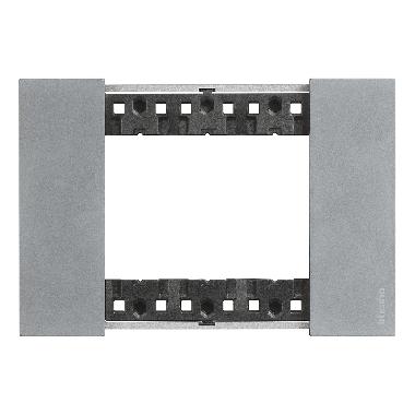 L.NOW - PLACCA 3P MOON - BTICINO KA4803NW - BTICINO KA4803NW product photo Photo 02 3XL