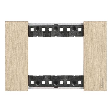 LIVING NOW PLACCA 3 POSTI ORO KA4803ZW - BTICINO KA4803ZW product photo Photo 01 3XL