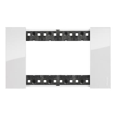 L.NOW - PLACCA 4P GHIACCIO - BTICINO KA4804DW - BTICINO KA4804DW product photo Photo 02 3XL