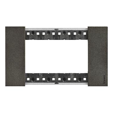 LIVING NOW PLACCA 4 POSTI SPACE KA4804NG - BTICINO KA4804NG product photo Photo 01 3XL