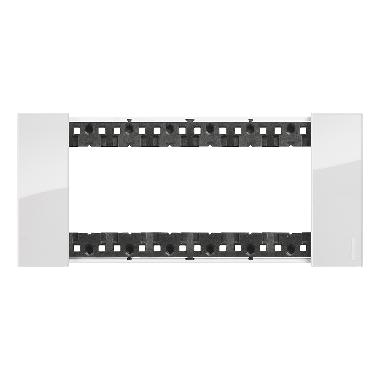 L.NOW - PLACCA 6P GHIACCIO - BTICINO KA4806DW - BTICINO KA4806DW product photo Photo 01 3XL