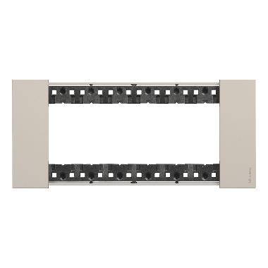 L.NOW - PLACCA 6P SABBIA - BTICINO KA4806KM - BTICINO KA4806KM product photo Photo 01 3XL