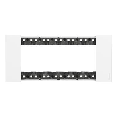 LIVING NOW PLACCA 6 POSTI BIANCO - BTICINO KA4806KW product photo Photo 01 3XL