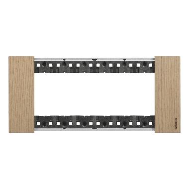 LIVING NOW PLACCA 6 POSTI ROVERE KA4806LM - BTICINO KA4806LM product photo Photo 01 3XL