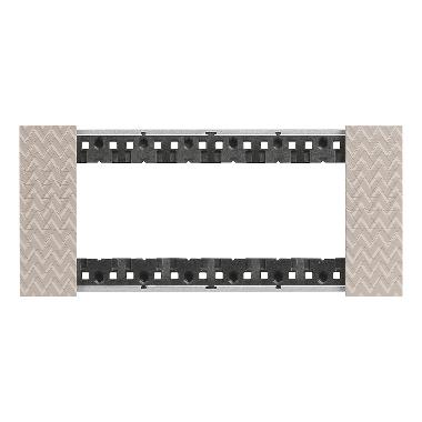 LIVING NOW PLACCA 6 POSTI OPTIC KA4806MM - BTICINO KA4806MM product photo Photo 02 3XL
