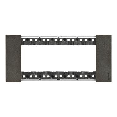 LIVING NOW PLACCA 6 POSTI SPACE KA4806NG - BTICINO KA4806NG product photo Photo 01 3XL