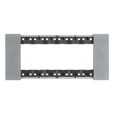 L.NOW - PLACCA 6P MOON - BTICINO KA4806NW - BTICINO KA4806NW product photo Photo 02 3XL