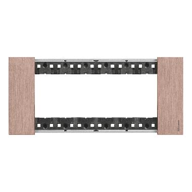 LIVING NOW PLACCA 6 POSTI RAME KA4806ZM - BTICINO KA4806ZM product photo Photo 02 3XL