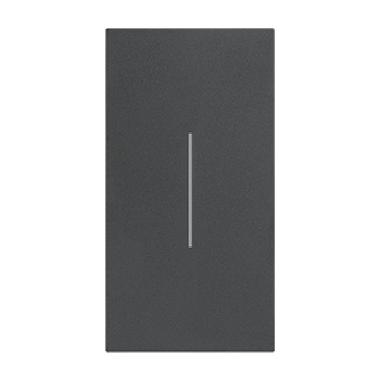 LIVING NOW COVER COMANDO 2 MODULI NERA KG01M2 - BTICINO KG01M2 product photo Photo 01 3XL