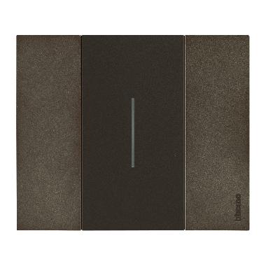 LIVING NOW COVER COMANDO 2 MODULI NERA KG01M2 - BTICINO KG01M2 product photo Photo 05 3XL