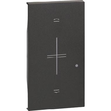 LIVING NOW - COVER TAPPARELLA CONNESSO 2 MODULI NERA - BTICINO KG32M2 product photo Photo 01 3XL