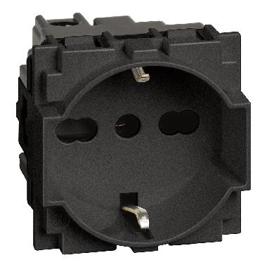 PRESA UNEL E BIPASSO 16A NERA LIVING NOW - BTICINO KG4140A16 product photo Photo 02 3XL