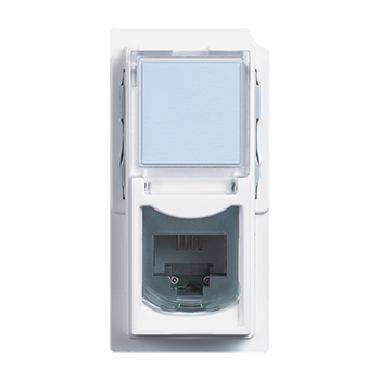 LIVING NOW PRESA DATI RJ45 TOOLLESS UTP CAT5E BIANCO - BTICINO KW4279C5E product photo Photo 02 3XL