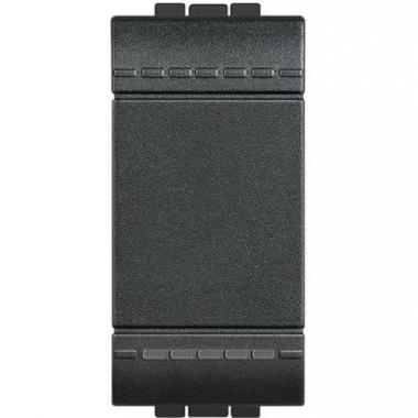 LIVING INTERRUTTORE 1P 16A 1 MODULO ANTRACITE - BTICINO L4001N product photo Photo 01 3XL