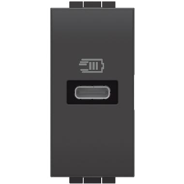 LL - CARICATORE USB TIPO C 1M ANTRACITE - BTICINO L4192C - BTICINO L4192C product photo Photo 01 3XL