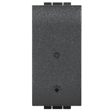 LL - MODULO PER PRESA CONNESSO ANTRACITE - BTICINO L4531C - BTICINO L4531C - BTICINO L4531C product photo Photo 01 3XL