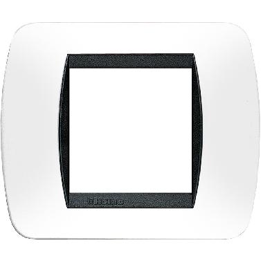 LIVING INT PLACCA 2P PLASTIC - BTICINO L4802PB product photo Photo 02 3XL