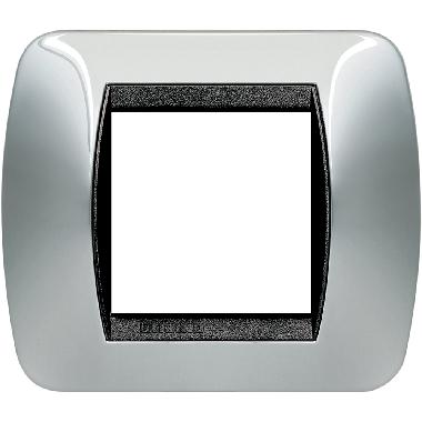 LIVING INT-PL.2P X SCAT.TONDA TITANIO CHIARO - BTICINO L4802TC - BTICINO L4802TC - BTICINO L4802TC product photo Photo 01 3XL