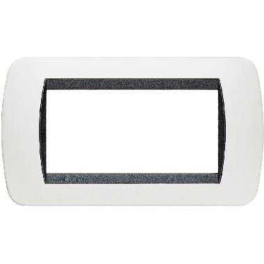PLACCA 4 MODULI, BIANCO - BTICINO L4804PB product photo Photo 01 3XL