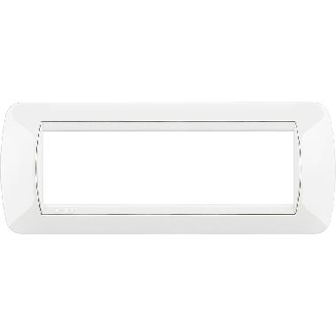 LIVING INTERNATIONAL PLACCA 7 MODULI BIANCA L4807BI NUOVA ORIGINALE - BTICINO L4807BI product photo Photo 01 3XL