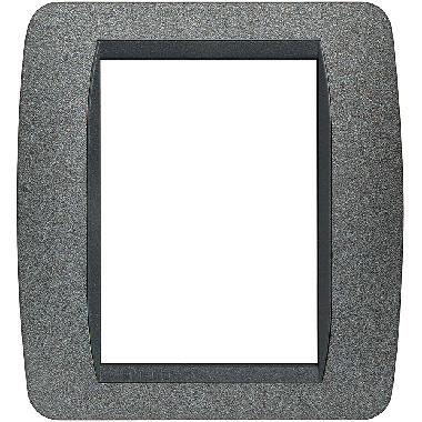 LIVING INT-PLACCA 3+3P GRAFITE - BTICINO L4826GF - BTICINO L4826GF product photo Photo 01 3XL