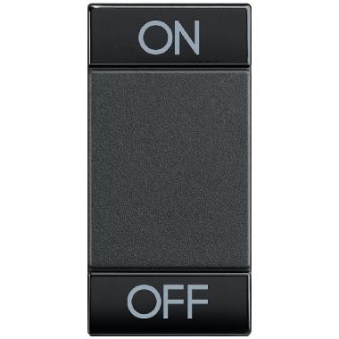 LIVING - COPRITASTO ON OFF 1 MOD - BTICINO L4911AGN product photo Photo 01 3XL