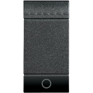 LL - COPRITASTO+LUCE 1M ANTRACITE - BTICINO L4915AN product photo Photo 02 3XL