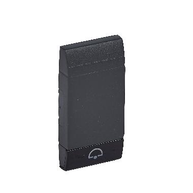 LL - COPRITASTO+CAMPANELLO 1M ANTRACITE - BTICINO L4915DN - BTICINO L4915DN - BTICINO L4915DN product photo Photo 01 3XL