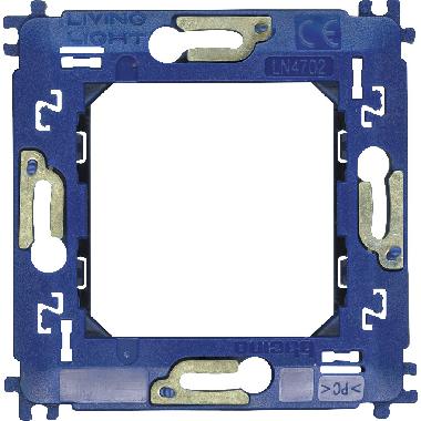 LIVINGLIGHT  - SUPPORTO UNICO 2 MODULI  VITE LN4702 - BTICINO LN4702 product photo Photo 01 3XL