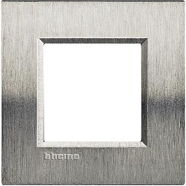 LL - PLACCA 2P ACCIAIO SPAZZOL - BTICINO LNA4802ACS product photo Photo 02 3XL
