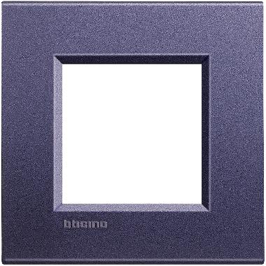 LIVING LIGHT - PLACCA 2P CLUB LNA4802CB - BTICINO LNA4802CB product photo Photo 01 3XL